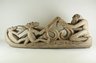 Canoe Ornament of Three Seated Figures and a Fish