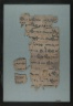 Papyrus Fragments Inscribed with Text Written in Pahlavi