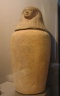 Canopic Jar with Lid in the Form of a Human Head