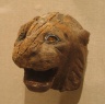 Lion Head from a Chair or Throne