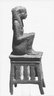 Small Figure of the Goddess Maat Seated on s Stool