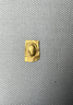 Small Piece of Sheet Gold with Unidentified Object in Relief