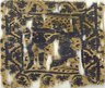 Square Fragment with Figural and Floral Decoration