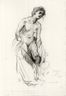 Study of Nude Figure with Drapery