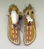 Pair of Beaded Moccasins with Hard-soles