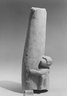 Figure of Squatting Monkey Holding a Palm Tree Trunk