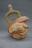 Stirrup-Spout Vessel with Lobster