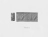 Cylinder Seal: Figures Flanking Offering Table