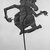  <em>Shadow Play Figure (Wayang kulit)</em>, before 1893. Leather, pigment, wood, fiber, metal, 20 1/16 × 13 1/8 in. (51 × 33.3 cm). Brooklyn Museum, Brooklyn Museum Collection, 00.157. Creative Commons-BY (Photo: Brooklyn Museum, 00.157_acetate_bw.jpg)