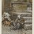 James Tissot (Nantes, France, 1836–1902, Chenecey-Buillon, France). <em>The Poor Lazarus at the Rich Man's Door (Le pauvre Lazare à la porte du riche)</em>, 1886-1894. Opaque watercolor over graphite on gray wove paper, Image: 10 3/4 x 6 11/16 in. (27.3 x 17 cm). Brooklyn Museum, Purchased by public subscription, 00.159.127 (Photo: Brooklyn Museum, 00.159.127_PS2.jpg)