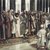 James Tissot (French, 1836-1902). <em>The Testing of the Suitors of the Holy Virgin (L'épreuve des prétendants au mariage de la sainte Vierge)</em>, 1886-1894. Opaque watercolor over graphite on gray wove paper, Image: 7 1/2 x 9 1/16 in. (19.1 x 23 cm). Brooklyn Museum, Purchased by public subscription, 00.159.14 (Photo: Brooklyn Museum, 00.159.14_transp7.jpg)