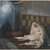 James Tissot (Nantes, France, 1836–1902, Chenecey-Buillon, France). <em>The Annunciation (L'annonciation)</em>, 1886-1894. Opaque watercolor over graphite on gray wove paper, Image: 6 11/16 x 8 9/16 in. (17 x 21.7 cm). Brooklyn Museum, Purchased by public subscription, 00.159.16 (Photo: Brooklyn Museum, 00.159.16_PS1.jpg)