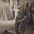 James Tissot (Nantes, France, 1836–1902, Chenecey-Buillon, France). <em>The Return of the Prodigal Son (Le retour de l'enfant prodigue)</em>, 1886-1894. Opaque watercolor over graphite on gray wove paper, Image: 8 11/16 x 5 1/2 in. (22.1 x 14 cm). Brooklyn Museum, Purchased by public subscription, 00.159.185 (Photo: Brooklyn Museum, 00.159.185.jpg)