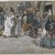 James Tissot (Nantes, France, 1836–1902, Chenecey-Buillon, France). <em>Suffer the Little Children to Come unto Me (Laisser venir à moi les petits enfants)</em>, 1886-1896. Opaque watercolor over graphite on gray wove paper, Image: 7 x 9 7/16 in. (17.8 x 24 cm). Brooklyn Museum, Purchased by public subscription, 00.159.188 (Photo: Brooklyn Museum, 00.159.188_PS2.jpg)