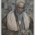 James Tissot (French, 1836-1902). <em>Saint Luke (Saint Luc)</em>, 1886-1894. Opaque watercolor over graphite on gray wove paper, Image: 5 7/16 x 3 15/16 in. (13.8 x 10 cm). Brooklyn Museum, Purchased by public subscription, 00.159.207 (Photo: Brooklyn Museum, 00.159.207_PS2.jpg)