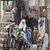 James Tissot (Nantes, France, 1836–1902, Chenecey-Buillon, France). <em>Saint Joseph Seeks a Lodging in Bethlehem (Saint Joseph cherche un gîte à Bethléem)</em>, 1886-1894. Opaque watercolor over graphite on gray wove paper, Image: 10 7/16 x 6 5/8 in. (26.5 x 16.8 cm). Brooklyn Museum, Purchased by public subscription, 00.159.23 (Photo: Brooklyn Museum, 00.159.23.jpg)