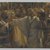 James Tissot (French, 1836-1902). <em>The Healing of Malchus (La guérison de Malchus)</em>, 1886-1894. Opaque watercolor over graphite on gray wove paper, Image: 5 1/4 x 7 5/8 in. (13.3 x 19.4 cm). Brooklyn Museum, Purchased by public subscription, 00.159.239 (Photo: Brooklyn Museum, 00.159.239_PS2.jpg)