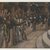 James Tissot (French, 1836-1902). <em>The False Witnesses (Les faux témoins)</em>, 1886-1894. Opaque watercolor over graphite on gray wove paper, Image: 8 x 11 13/16 in. (20.3 x 30 cm). Brooklyn Museum, Purchased by public subscription, 00.159.244 (Photo: Brooklyn Museum, 00.159.244_PS2.jpg)
