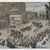 James Tissot (Nantes, France, 1836–1902, Chenecey-Buillon, France). <em>Bird's-Eye View of the Forum: Jesus Hears His Death Sentence (Le Forum "vu à vol d'oiseau."  Jésus entend sa condamnation à mort)</em>, 1886-1894. Opaque watercolor over graphite on gray wove paper, Image: 6 15/16 x 11 9/16 in. (17.6 x 29.4 cm). Brooklyn Museum, Purchased by public subscription, 00.159.274 (Photo: Brooklyn Museum, 00.159.274_PS2.jpg)