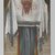James Tissot (French, 1836-1902). <em>The Holy Face (La sainte face)</em>, 1886-1894. Opaque watercolor over graphite on gray wove paper, Image: 8 3/8 x 4 9/16 in. (21.3 x 11.6 cm). Brooklyn Museum, Purchased by public subscription, 00.159.284 (Photo: Brooklyn Museum, 00.159.284_PS2.jpg)