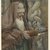 James Tissot (French, 1836-1902). <em>The Aged Simeon (Le vieux Siméon)</em>, 1886-1894. Opaque watercolor over graphite on gray wove paper, image: 5 5/16 x 4 9/16 in. (13.5 x 11.6 cm). Brooklyn Museum, Purchased by public subscription, 00.159.28 (Photo: Brooklyn Museum, 00.159.28_PS2.jpg)