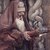 James Tissot (French, 1836-1902). <em>The Aged Simeon (Le vieux Siméon)</em>, 1886-1894. Opaque watercolor over graphite on gray wove paper, image: 5 5/16 x 4 9/16 in. (13.5 x 11.6 cm). Brooklyn Museum, Purchased by public subscription, 00.159.28 (Photo: Brooklyn Museum, 00.159.28_transp5754.jpg)