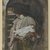 James Tissot (Nantes, France, 1836–1902, Chenecey-Buillon, France). <em>Saint Anne (Sainte Anne)</em>, 1886-1894. Opaque watercolor over graphite on gray wove paper, Image: 8 1/16 x 5 13/16 in. (20.5 x 14.8 cm). Brooklyn Museum, Purchased by public subscription, 00.159.29 (Photo: Brooklyn Museum, 00.159.29_PS2.jpg)