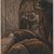 James Tissot (Nantes, France, 1836–1902, Chenecey-Buillon, France). <em>Jesus in the Sepulchre (Jésus dans le sépulcre)</em>, 1886-1894. Opaque watercolor over graphite on gray wove paper, Image: 10 x 8 3/16 in. (25.4 x 20.8 cm). Brooklyn Museum, Purchased by public subscription, 00.159.325 (Photo: Brooklyn Museum, 00.159.325_PS2.jpg)