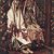 James Tissot (Nantes, France, 1836–1902, Chenecey-Buillon, France). <em>The Betrothed of Cana (Les fiancés de Cana)</em>, 1886-1894. Opaque watercolor over graphite on gray wove paper, Image: 8 5/16 x 4 15/16 in. (21.1 x 12.5 cm). Brooklyn Museum, Purchased by public subscription, 00.159.61 (Photo: Brooklyn Museum, 00.159.61_transp5304.jpg)