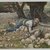 James Tissot (Nantes, France, 1836–1902, Chenecey-Buillon, France). <em>The Hidden Treasure (Le trésor enfoui)</em>, 1886-1894. Opaque watercolor over graphite on gray wove paper, Image: 5 1/4 x 8 1/8 in. (13.3 x 20.6 cm). Brooklyn Museum, Purchased by public subscription, 00.159.73 (Photo: Brooklyn Museum, 00.159.73_PS2.jpg)