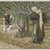 James Tissot (French, 1836-1902). <em>The Vine Dresser and the Fig Tree (Le vigneron et le figuier)</em>, 1886-1894. Opaque watercolor over graphite on gray wove paper, Image: 5 3/4 x 7 5/8 in. (14.6 x 19.4 cm). Brooklyn Museum, Purchased by public subscription, 00.159.82 (Photo: Brooklyn Museum, 00.159.82_PS2.jpg)