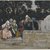 James Tissot (French, 1836-1902). <em>The Pharisees and the Herodians Conspire Against Jesus (Les pharisiens et les hérodiens conspirent contre Jésus)</em>, 1886-1894. Opaque watercolor over graphite on gray wove paper, Image: 6 3/4 x 8 15/16 in. (17.1 x 22.7 cm). Brooklyn Museum, Purchased by public subscription, 00.159.97 (Photo: Brooklyn Museum, 00.159.97_PS2.jpg)