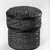 Kongo. <em>Small Round Basket with Cover</em>, late 19th century. Vegetal fiber, wood, cane, raffia, 4 5/8 in. (11.8 cm). Brooklyn Museum, Brooklyn Museum Collection, 00.70a-b. Creative Commons-BY (Photo: Brooklyn Museum, 00.70a-b_bw.jpg)