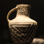 Ancient Pueblo. <em>Pitcher with Black on White Geometric Designs</em>, 900-1300. Ceramic, pigment, 7 x 5 x 5 in. (17.8 x 12.7 x 12.7 cm). Brooklyn Museum, Gift of Charles A. Schieren, 01.1538.1756. Creative Commons-BY (Photo: , 01.1538.1756_in_situ.jpg)