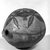 She-we-na (Zuni Pueblo). <em>Canteen</em>. Clay, slip, 7 3/4 x 1 in (19.7 x 2.5 cm). Brooklyn Museum, Riggs Pueblo Pottery Fund, 02.257.2406. Creative Commons-BY (Photo: Brooklyn Museum, 02.257.2406_bw_SL5.jpg)