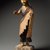 Zia Pueblo. <em>Carved Figure (Bulto) of Saint Joseph</em>, 19th century. Wood, cloth, gesso, paint, 25 1/4 x 7 1/2 x 5 1/4in. (64.1 x 19.1 x 13.3cm)). Brooklyn Museum, Riggs Pueblo Pottery Fund, 02.257.2425. Creative Commons-BY (Photo: Brooklyn Museum, 02.257.2425.jpg)