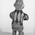 Ko-Tyit (Cochiti Pueblo). <em>Seated Image</em>. Ceramic, pigment, 10 1/2 in.  (26.7 cm). Brooklyn Museum, Riggs Pueblo Pottery Fund, 02.257.2470. Creative Commons-BY (Photo: Brooklyn Museum, 02.257.2470_back_bw_SL5.jpg)