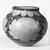 Pueblo, Keres. <em>Jar</em>, late 19th century. Clay, slip, 9 1/4 x 6 3/4 in.  (23.5 x 17.1 cm). Brooklyn Museum, Riggs Pueblo Pottery Fund, 02.257.2534. Creative Commons-BY (Photo: Brooklyn Museum, 02.257.2534_bw_SL5.jpg)