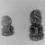 Maori. <em>Pendant (Hei-tiki)</em>, 18th or early 19th century. Nephrite, sealing wax, pāua shell, 4 1/2 x 2 x 1/2 in  (11.4 x 5.1x 1.3 cm). Brooklyn Museum, Brooklyn Museum Collection, 03.211. Creative Commons-BY (Photo: , 03.211_03.212_acetate_bw.jpg)