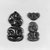 Maori. <em>Pendant (Hei-tiki)</em>, 18th century. Nephrite, sealing wax, 2 3/4 x 1 11/16 x 1 3/16 in.  (7 x 4.3 x 3 cm). Brooklyn Museum, Brooklyn Museum Collection, 03.212. Creative Commons-BY (Photo: , 03.213_03.212_03.214_acetate_bw.jpg)