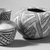 Ancient Pueblo (Anasazi). <em>Pitcher with Black on White Geometric Designs</em>, 900-1300. Ceramic, pigment, 7 x 5 x 5 in. (17.8 x 12.7 x 12.7 cm). Brooklyn Museum, Gift of Charles A. Schieren, 01.1538.1756. Creative Commons-BY (Photo: Brooklyn Museum, 03.325.4009_01.1538.1756_acetate_bw.jpg)