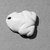 Southwest (unidentified). <em>Frog-shaped Pendant</em>, 600-1300. Shell, 1 x 13/16 x 3/16 in. (2.5 x 2 x 0.5 cm). Brooklyn Museum, Museum Expedition 1903, Museum Collection Fund, 03.325.4492. Creative Commons-BY (Photo: Brooklyn Museum, 03.325.4492_acetate_bw.jpg)