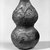 She-we-na (Zuni Pueblo). <em>Jar in the Shape of a Gourd</em>, purchased in 1903. Clay, 8 7/8 x 4 1/2 x 4 1/2 in. (22.5 x 11.4 x 11.4 cm). Brooklyn Museum, Museum Expedition 1903, Museum Collection Fund, 03.325.4753. Creative Commons-BY (Photo: Brooklyn Museum, 03.325.4753_bw.jpg)