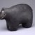 A:shiwi (Zuni Pueblo). <em>Black Bear Fetish (Wei-ma-aim-shi)</em>, purchased in 1904. Stone, pigment, 4 1/2 × 7 3/4 × 2 3/4 in. (11.4 × 19.7 × 7 cm). Brooklyn Museum, Museum Expedition 1904, Museum Collection Fund, 04.297.5053. Creative Commons-BY (Photo: Brooklyn Museum, 04.297.5053_SL4.jpg)
