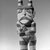 Hopi Pueblo. <em>Kachina Doll (Koyala)</em>, late 19th century. Wood, pigment, 11 x 3 1/2 x 3 3/16 in. (27.9 x 8.9 x 8.1 cm). Brooklyn Museum, Museum Expedition 1904, Museum Collection Fund, 04.297.5525. Creative Commons-BY (Photo: Brooklyn Museum, 04.297.5525_acetate_bw.jpg)