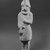  <em>Standing Figure of a Foreign Trader</em>, 618-906. Earthenware with polychrome, 10 1/4 x 2 5/8 in. (26 x 6.7 cm). Brooklyn Museum, Brooklyn Museum Collection, 04.72. Creative Commons-BY (Photo: Brooklyn Museum, 04.72_acetate_bw.jpg)