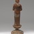  <em>Small Figure of the Bodhisattva Sho Kannon (Avalokiteshvara)</em>, ca. 1100. Wood, gesso, and paint, 19 x 6 1/4 in. (48.3 x 15.9 cm). Brooklyn Museum, Brooklyn Museum Collection, 05.104. Creative Commons-BY (Photo: Brooklyn Museum, 05.104_back_PS9.jpg)