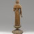  <em>Small Figure of the Bodhisattva Sho Kannon (Avalokiteshvara)</em>, ca. 1100. Wood, gesso, and paint, 19 1/4 x 6 1/8 in. (48.9 x 15.5 cm). Brooklyn Museum, Brooklyn Museum Collection, 05.106. Creative Commons-BY (Photo: Brooklyn Museum, 05.106_back_PS9.jpg)