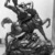 Antoine-Louis Barye (French, 1795-1875). <em>Theseus Slaying the Centaur</em>, model 1849. Bronze, 29 1/2 x 25 3/16 x 11 3/16 in. (74.9 x 64 x 28.4 cm). Brooklyn Museum, Gift of Fannie Avery Welcher, 05.242. Creative Commons-BY (Photo: Brooklyn Museum, 05.242_glass_bw.jpg)