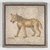 Roman. <em>Mosaic of a Hyena</em>, 19th century C.E. Stone and mortar, 1 3/8 x 18 1/4 x 18 1/4 in. (3.5 x 46.3 x 46.4 cm). Brooklyn Museum, Museum Collection Fund, 05.33. Creative Commons-BY (Photo: Brooklyn Museum, 05.33.jpg)